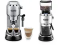 Produktbild: De'Longhi Dedica ECKG6821.M - Elektrischer Kaffeemühle mit Kaffeemaschine Silber