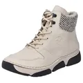 Produktbild: Rieker Winterboots, Schnürboots, Stiefelette mit praktischem Innenreißverschluss beige|schwarz 37 EU