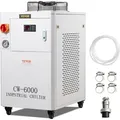 Produktbild: VEVOR Industrieller Wasserkühler, CW6000, 1500 W Wasserkühler-Kühlsystem mit Kompressor, 15 L Wassertankkapazität, 65 L/min max. Durchflussrate...