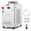Produktbild: VEVOR Industrieller Wasserkühler CW-6000 15L 65L/min Laserkühler mit Kompressor
