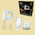 Produktbild: Braun Handmixer/Handrührgerät HM 3135 MultiMix 3 - 500 W - 5 Stufen + Turbostufe