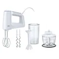 Produktbild: Braun HM 3135 MultiMIx 3 Weiss 3in1 Handmixer Stabmixer-Aufsatz Handrührgerät