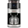 Produktbild: Gastroback Kaffeemaschine Grind und Brew Pro, mit Glaskanne, mit Mahlwerk, 1,5 Liter, 900 Watt, schwarz, bis zu 12 Tassen