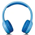 Produktbild: LENCO Bluetooth Kopfhörer HPB-110BU, Lautstärke-Begrenzer, Blau