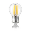 Produktbild: hellum Led Birnen E27, Glühbirne E27 Warmweiß mit 4,5 Watt Mini Globe Ersatz für 40W Glühlampen 470 Lumen 2700 Kelvin, Lampe E27 für Led Beleuchtung 209112 1er-pack