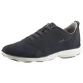 Produktbild: Slip-On Sneaker GEOX, Herren, Gr. 40, blau (navy), Textil, Veloursleder, Schuhe, Slipper, Freizeitschuh mit Gummizug