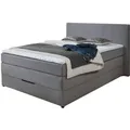 Produktbild: SUN GARDEN Boxspringbett Broome (Kieselgrau)