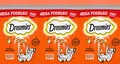 Produktbild: Dreamies Kalorienarm Katzensnacks Mega Box mit Huhn Mineralstoffe 3x350g