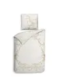 Produktbild: Heckett & Lane Satin Bettwäsche 135x200 Lauren Off-White Ornamente Barock Wende
