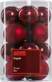 Produktbild: TrendLine Weihnachtskugeln aus Glas Ø 3,5 cm ochsenblut 16 Stück