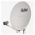 Produktbild: Fuba DAL 804 G Satellitenspiegel 80 cm grau Alu Sat Schüssel + Quad LNB DEK 417