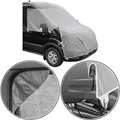 Produktbild: Frontscheibenabdeckung kompatibel Ford Transit ab 2014 – Abdeckplane Wohnwagen mit UV-Schutz, isolierender Wirkung, mehr Privatsphäre, 160 g/m2 Vl