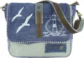 Produktbild: Sunsa Damen Messenger Bag Umhängetasche Handtasche, aus Jeans/ Canvas & Leder. Große Crossbody Tasche Schultertasche, Geschenkideen für Frauen/ Mädchen, nachhaltige Produkte