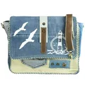 Produktbild: Sunsa Damen Umhängetasche. Canvas Messenger Tasche. Große Vintage Crossbody bag. Schultertasche und Handtaschen Geschenkideen für Frauen (jeans)