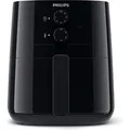 Produktbild: Philips Essential Compact Airfryer Heißluftfriteuse, 0.8 kg, 12 Funktionen, energieffizient, Schwarz (HD9200/90) - Schwarz