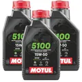 Produktbild: 3LT Motoröl MOTUL 5100 15W50 Jaso MA2 4T Techosyntese Ester -synthetische