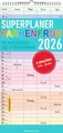 Produktbild: Superplaner Farbenfroh 2026 mit 4 Spalten - Familien-Timer 22x45 cm -...