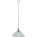 Produktbild: Eglo - Brilliant Lampe Ariana Pendelleuchte 40cm Rollizug Eisen/weiß-alabaster 1x A60, E27, 60w, Geeignet Für Normallampen (nicht Enthalten) Höhenverstellbar Durch Rollizug