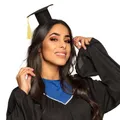 Produktbild: Abi 2025 Tiara Fascinator Doktorhut Abitur Doktormütze Abi Abschlußprüfung