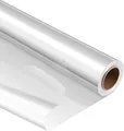 Produktbild: KAHEIGN Klares Cellophan Rolle – 80cm (gefaltet auf 40cm) x 30m – Zellophanfolie Transparente Geschenkfolie, 3 Mil Dick Langfilm Geschenkpapier für Blumen Bastelkorb Packpapier Geschenkverpackung