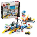 Produktbild: LEGO Super Mario: Mario Kart – Toad’s Garage Set, Nintendo Mechanic Toy with 2 Blue Toad Character Figures for Independent Play, Birthday Gift for Boys, Girls and Gamers Aged 8 Plus 72035