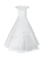 Produktbild: Märchenburg - Lilie 2026 - Eleganza Blanca, Kommunionkleid, Prinzessinnenkleid Reifrock (DE/NL/SE/PL, Numerisch, 146, Regular)