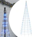 Produktbild: vidaXL LED-Weihnachtsbaum für Fahnenmast 550 LEDs Blau 300 cm