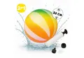 Produktbild: alldoro Wasserball Ø 20 cm mit 2 in 1 Funktion als Spielball und Unterwasserball nutzbar, Poolspielzeug für actionreichen Spielspaß im, über und unter Wasser