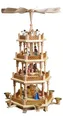 Produktbild: Weihnachtspyramide Christi Geburt, 3-stöckig, 54 cm hoch, origina.. RG 16723 NEU