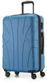 Produktbild: SUITLINE - Hartschalen-Koffer Koffer Trolley Rollkoffer Reisekoffer mit Erweiterung, TSA, 66 cm, 53 Liter, Cyanblau