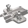 Produktbild: Hettich Kreuzmontageplatte vormontierte Euroschrauben für Eckanschläge Sys. 8099