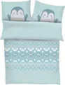 Produktbild: s.Oliver Junior Babybettwäsche Pinguin, Satin, mit Pinguinmotiv