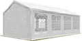 Produktbild: TOOLPORT Partyzelt 4x8 m Pavillon starke PVC 600 N Plane wasserdicht und schneller Aufbau