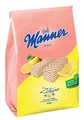 Produktbild: Manner Zitronen-Waffeln | vegane knusprige Waffeln mit Zitronencreme | 1er Pack (400 g)