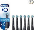Produktbild: Oral-B iO Ultimative Reinigung Aufsteckbürsten – entfernt bis zu 100 % mehr Plaque – kompatibel mit Oral-B iO elektrische Zahnbürste – 6 Stück