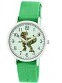 Produktbild: Brecjon Kinder Armbanduhr Jungen Jungenuhr Kids Dinosaurier T Rex Leucht Zifferblatt 5ATM Wasserdicht Textil Armband grün 5204