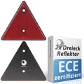 Produktbild: Dreieckrückstrahler, Anhängerreflektor, E11 Prüfzeichen, 2 Stück