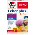 Produktbild: Doppelherz Leber plus mit Cholin + Zink Kapseln zur Unterstützung der Leberfunktion 80 KAP