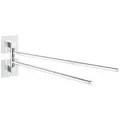 Produktbild: Handtuchhalter, Silber, Metall, 6.5x14.5x40 cm, Badaccessoires, Waschplatzzubehör, Handtuchhaken