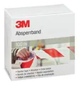 Produktbild: 3M Absperrband 70 mm x 100 m rot-weiß - 7000062582