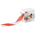 Produktbild: 3M Absperrband, rot / weiß, nicht klebend, 70 mm x 100 m
