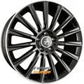 Produktbild: 4 Alufelgen KESKIN KT18 TURBO Black Lip Polished (BLP) 8x18 ET45 5x112 18 Zoll
