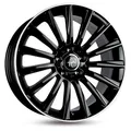 Produktbild: 1x KESKIN WHEELS KT18 TURBO black lip polish 8.0Jx18 5x112 ET45