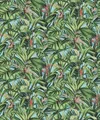 Produktbild: Vliestapete Floral Blätter blau grün rot Paradisio 2 10122-18 (2,97€/1qm)
