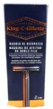 Produktbild: King C. Gillette Sicherheitsrasierer, 1 Griff, 4 Rasierklingen Edelstahl