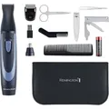 Produktbild: Remington Reiseset Hygiene Etui Reisezubehör 13 teilig Haare Maniküre Pediküre Beard Pflege - Blau