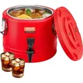 Produktbild: VEVOR isolierter Getränkespender 8 L Thermo-Getränkespender für Heiß- und Kaltgetränke mit Zapfhahn, lebensmittelechter Kühlkrug mit Innensei...