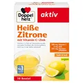 Produktbild: Doppelherz Heiße Zitrone - Vitamin C und Zink zur Unterstützung der normalen Funktion des Immunsystems - heiß und kalt - vegan - 10 Beutel