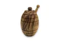 Produktbild: medina mood Honigglas Honigtopf mit Honiglöffel The Honey Day aus Olivenholz, (1-tlg)
