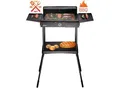 Produktbild: Zilan 2in1 Standgrill Elektrogrill Tischgrill Partygrill 2400W